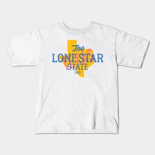 Texas logo. The Lone Star State logo. Kids T-Shirt